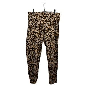 Torrid Tan and Black Animal Print Leggings
